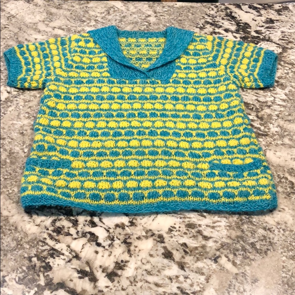 Vintage handwoven summer sweater